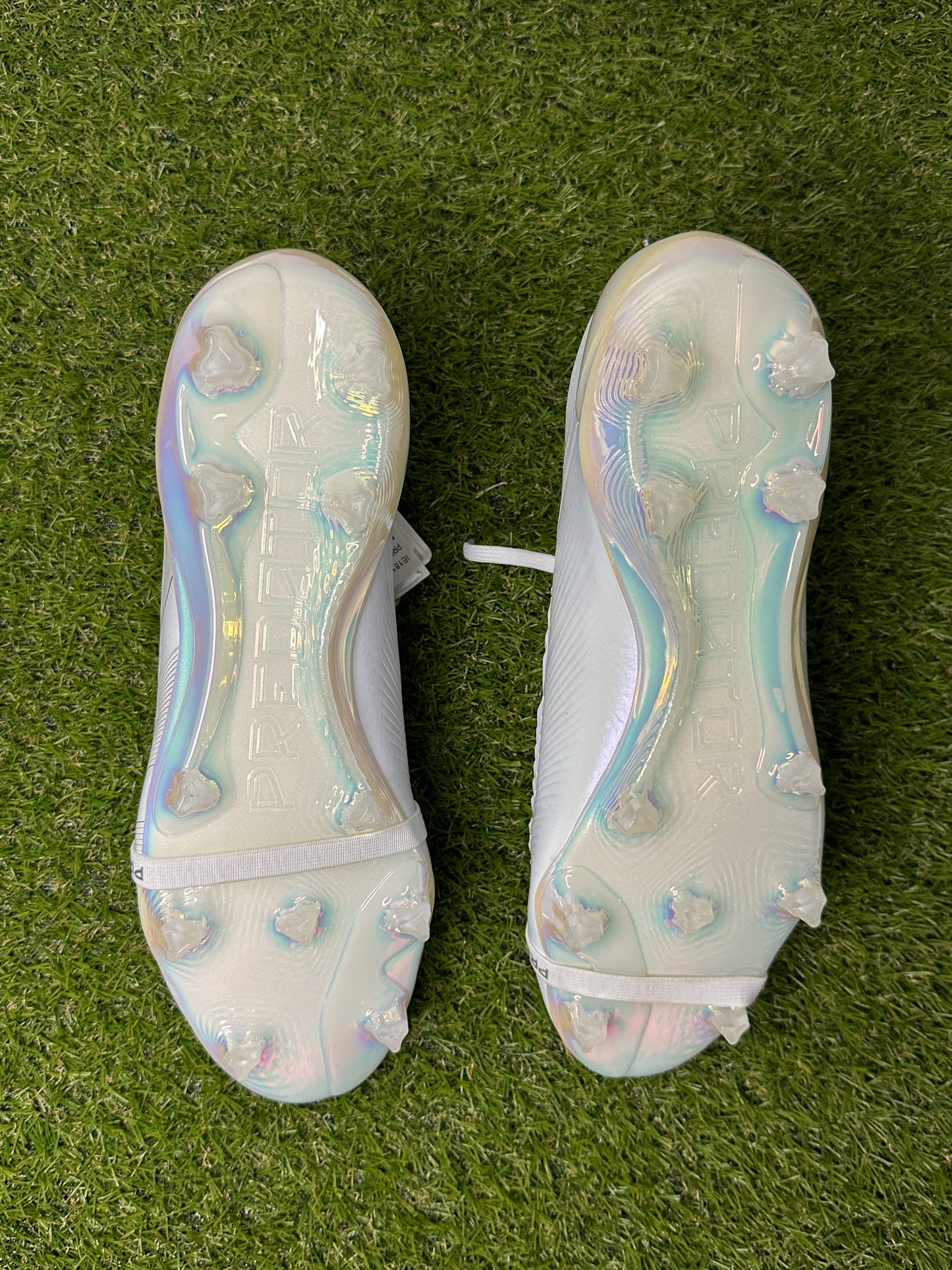 Adidas Predator Elite Fold-over Tongue FG Pearlized - Hvid/Sølv